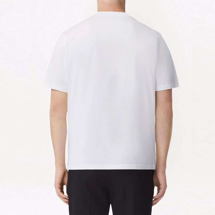 Burberry White Logo Crewneck Short Sleeve T-Shirt 80501661 圖 6