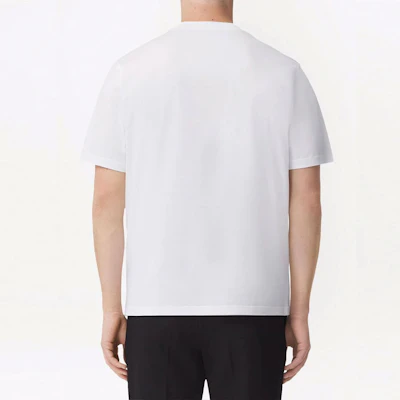 Burberry White Logo Crewneck Short Sleeve T-Shirt 80501661 Details for Burberry White Logo Crewneck Short Sleeve T-Shirt 80501661