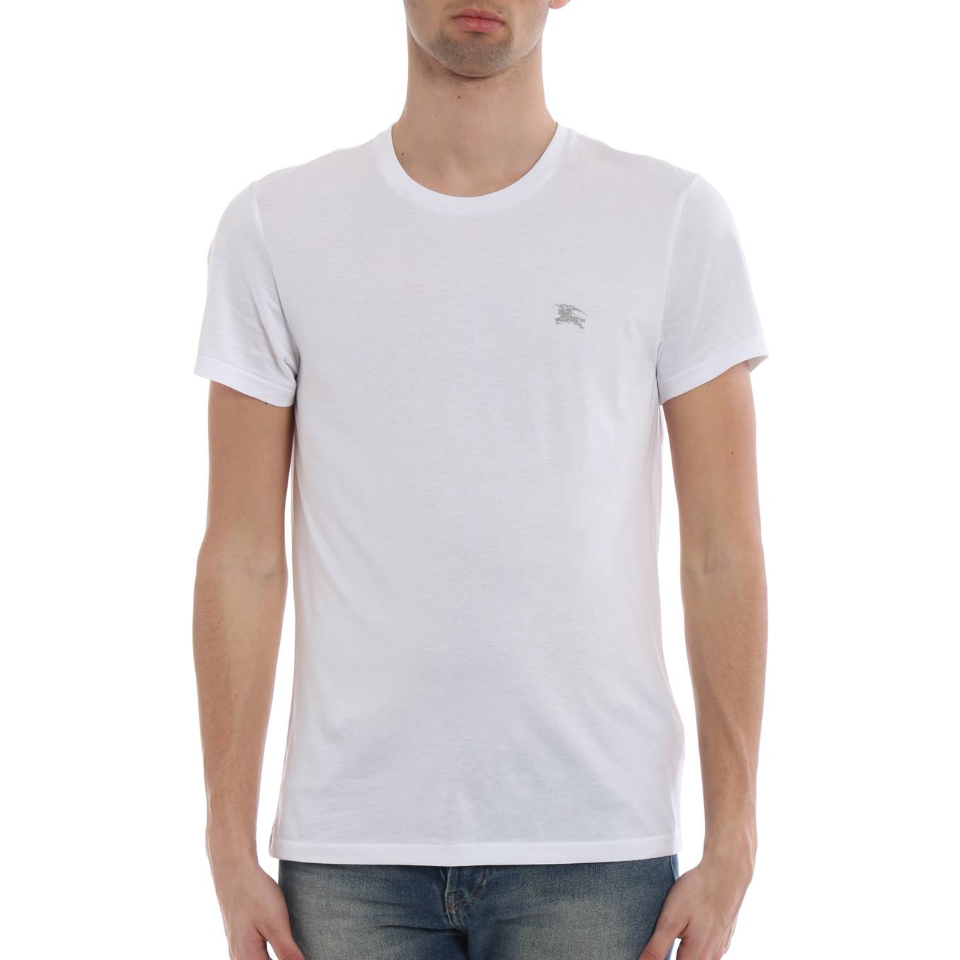 Burberry White Logo Graphic Crewneck T-Shirt 40618191 圖 5