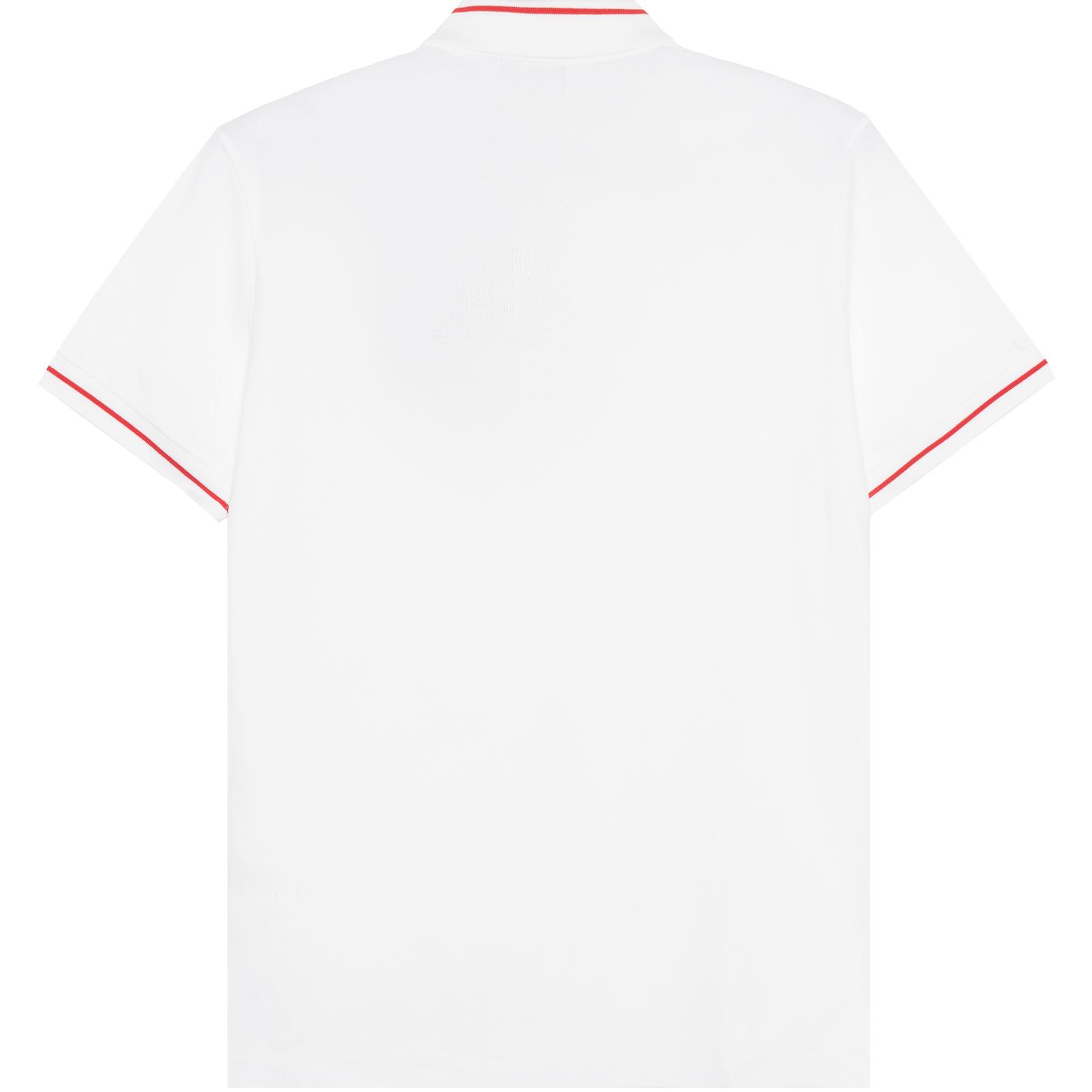 Lookbook Burberry 白色標誌針織短袖男士POLO衫 80259731