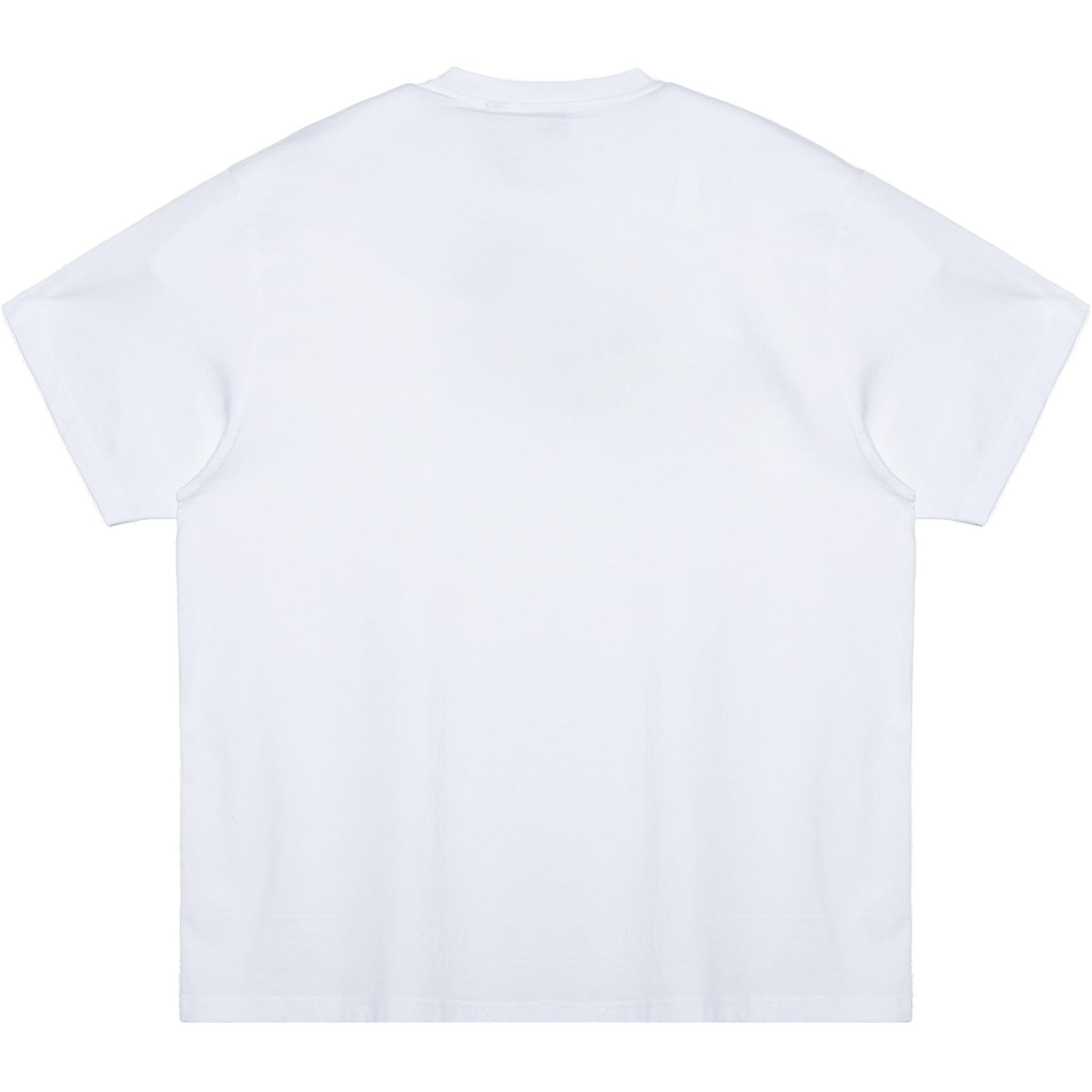 Burberry White Logo Print Casual Crewneck T-Shirt. 80427491 圖 3