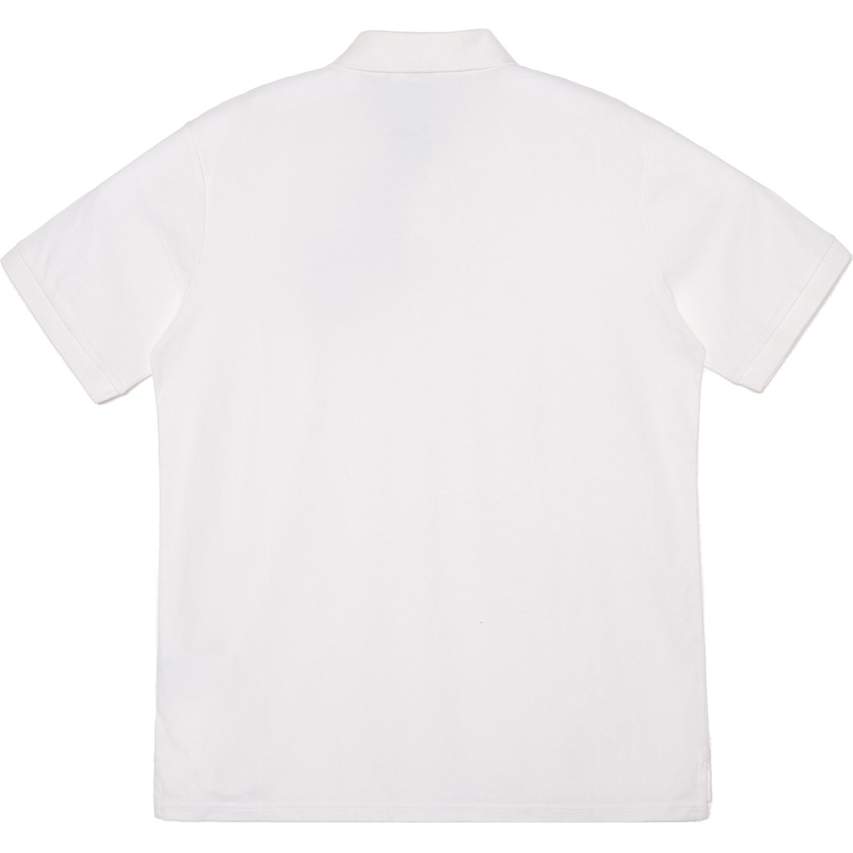 Burberry White Logo Print Short Sleeve Polo Shirt 80256551 圖 3