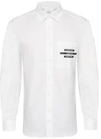 Burberry White Logo Tape Long Sleeve Shirt 80217931 Burberry White Logo Tape Long Sleeve Shirt 80217931