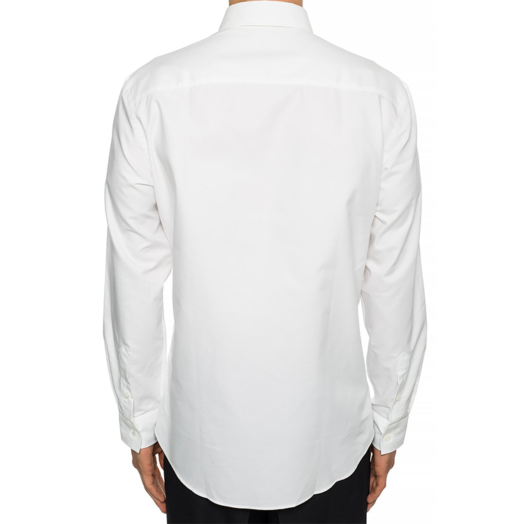 Burberry White Logo Tape Long Sleeve Shirt 80217931 圖 4