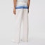 Details for Burberry White Mermaid Tail Pattern Loose Fit Jeans 45673911