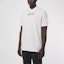 Shop Burberry White Mesh Polo Shirt with Address Print 80427511