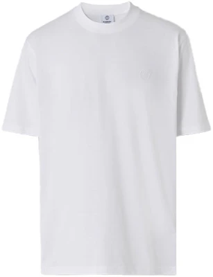 Burberry White Monogram Logo Crew Neck T-Shirt. 80416991 Order Burberry White Monogram Logo Crew Neck T-Shirt. 80416991