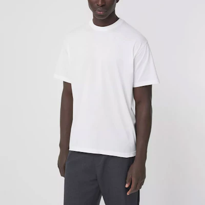 Burberry White Monogram Logo Crew Neck T-Shirt. 80416991 Shop Burberry White Monogram Logo Crew Neck T-Shirt. 80416991