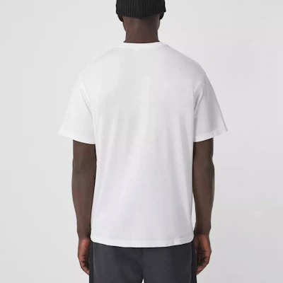 Burberry White Monogram Logo Crew Neck T-Shirt. 80416991 Purchase Burberry White Monogram Logo Crew Neck T-Shirt. 80416991