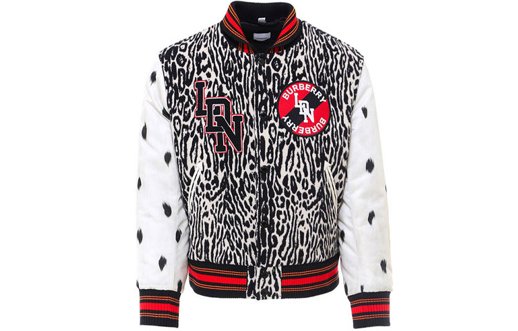 Burberry White Patchwork Comfort Jacket 80251141