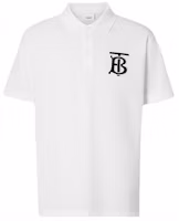 Order Burberry 白色刺繡標誌 Polo 衫 80162871