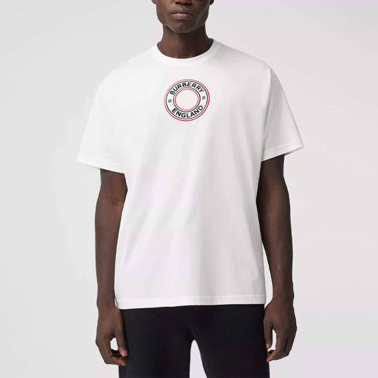 Burberry White Relaxed Fit Logo Graphic T-Shirt 80370481 圖 3