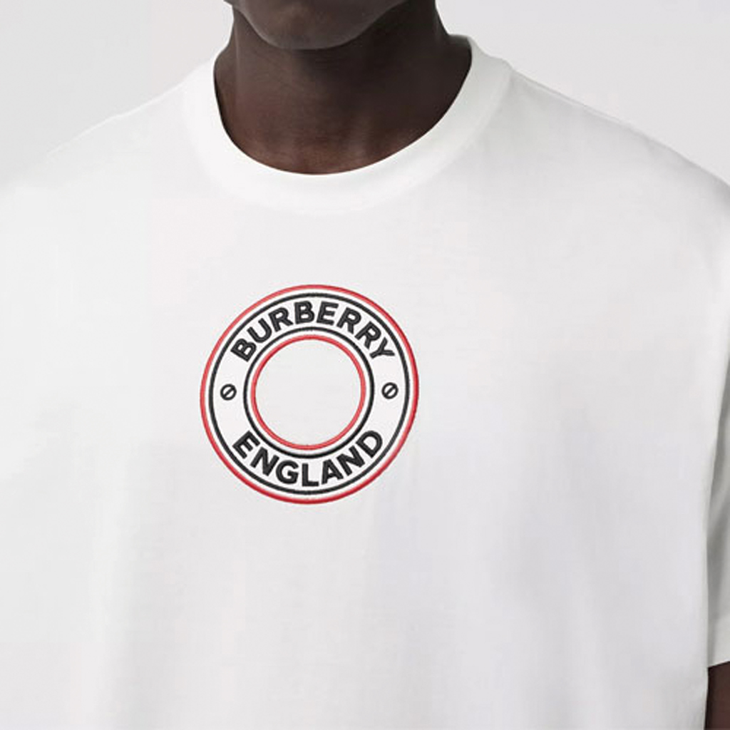 Burberry White Relaxed Fit Logo Graphic T-Shirt 80370481 圖 6