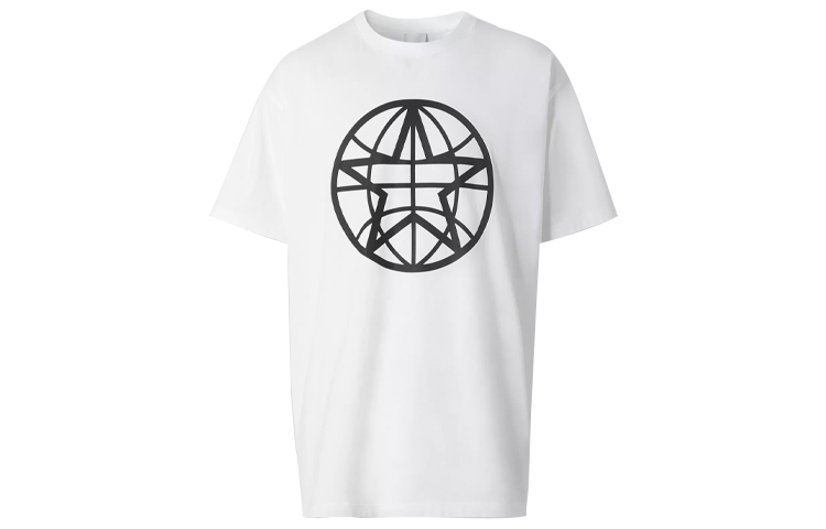 Burberry White Round Neck Logo Print Casual T-Shirt 80309171 圖 2