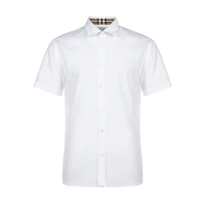 Burberry White Short Sleeve Shirt 80323131