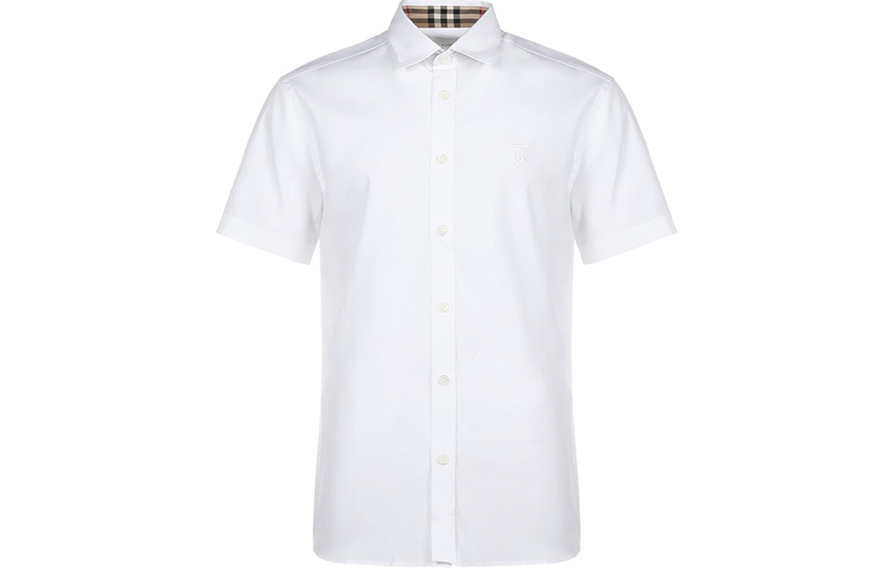 Burberry White Short Sleeve Shirt 80323131 圖 2