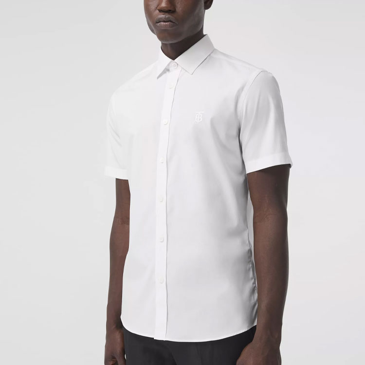 Burberry White Short Sleeve Shirt 80323131 圖 4