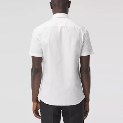 バーバリー ホワイト ショートスリーブ シャツ 80323131 Purchase バーバリー ホワイト ショートスリーブ シャツ 80323131