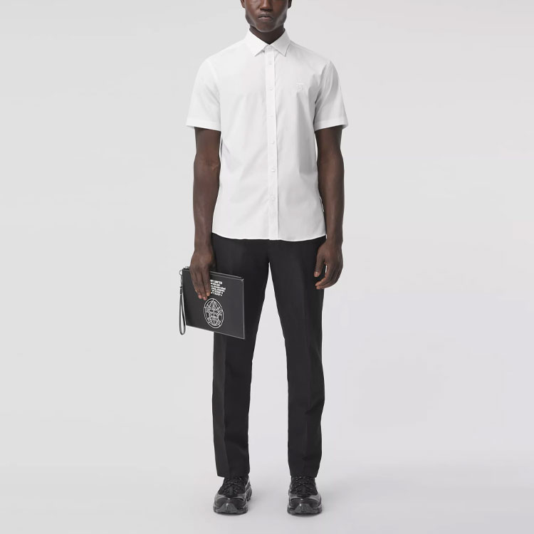 Burberry White Short Sleeve Shirt 80323131 圖 6