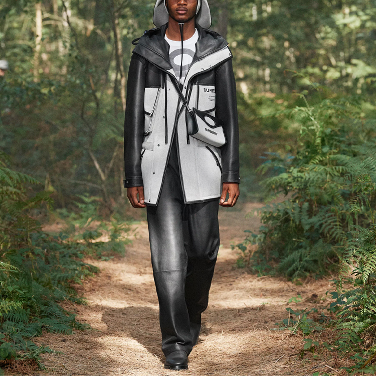 Burberry White T-Shirt with Pocket Print 45676221 圖 5