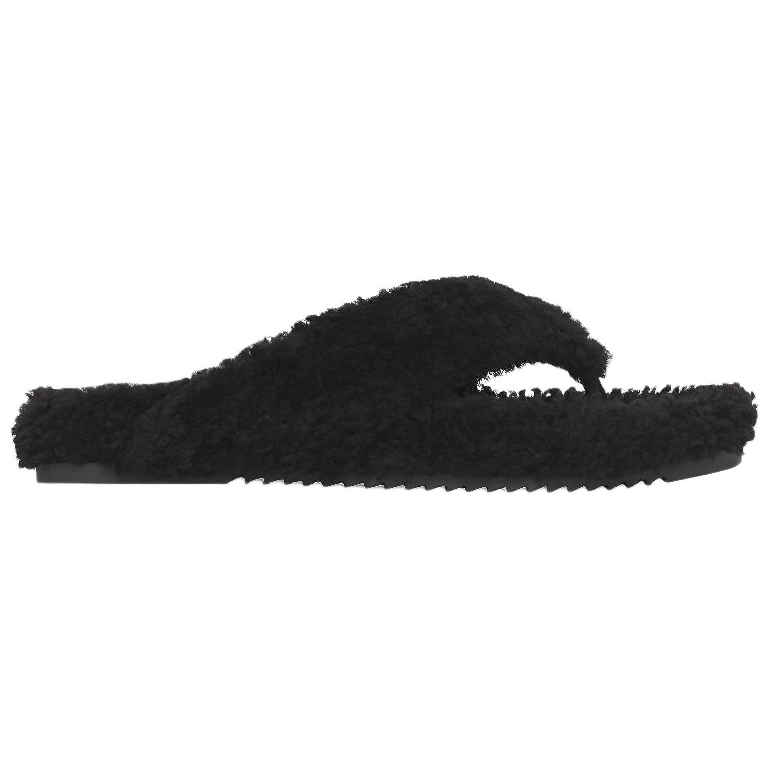 Burberry Wool-Fur Slide 'Black' 圖 2