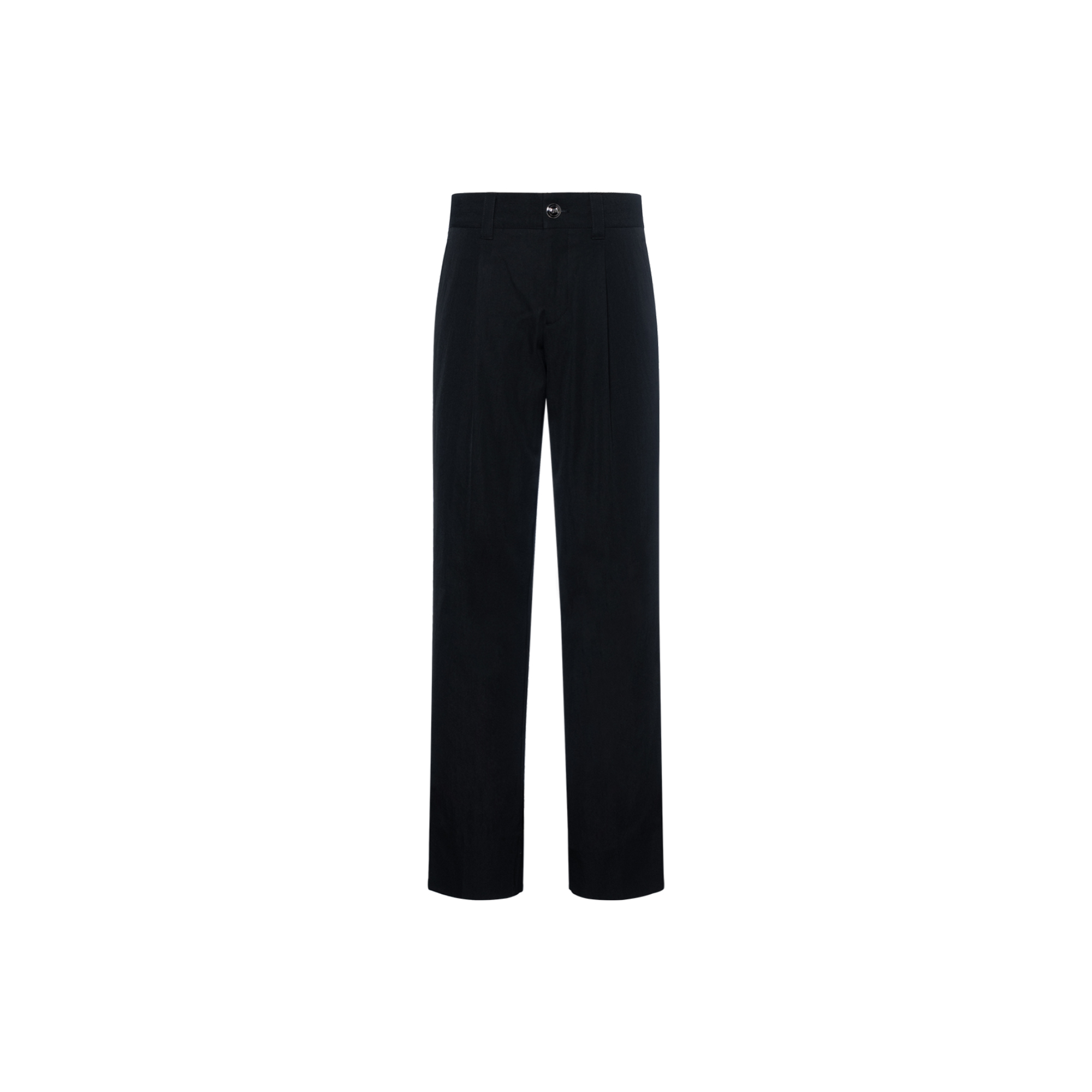 Burberry Wool Blend Straight-Leg Casual Pants Black. 80416931
