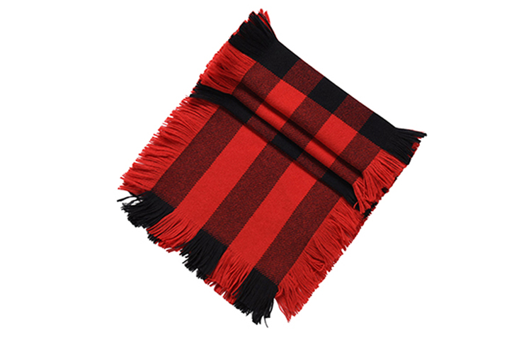 Burberry Wool Check Fringe Scarf Unisex Couple Design. 40609881 圖 3