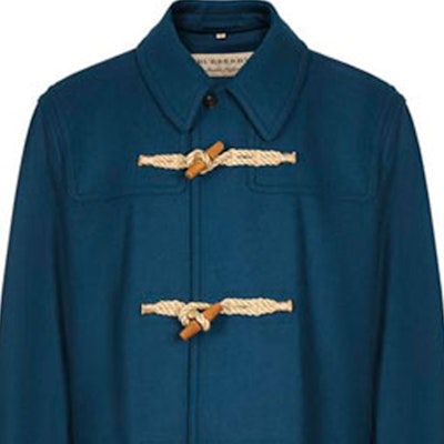 Burberry Wool Duffle Coat in Navy Blue 40002831 Purchase Burberry Wool Duffle Coat in Navy Blue 40002831