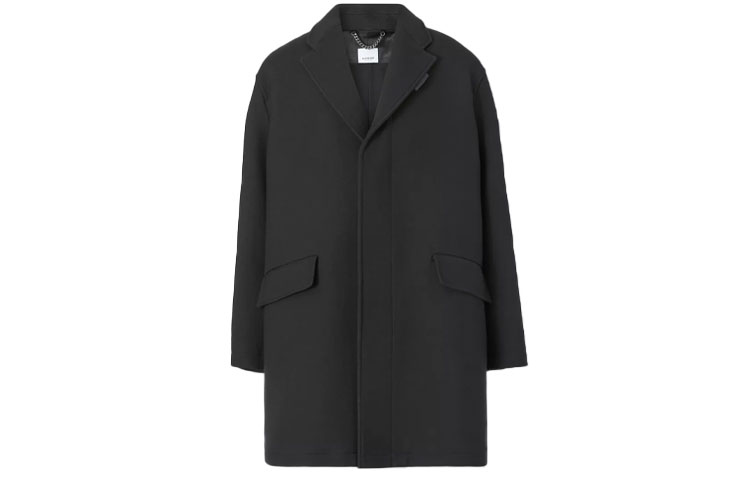 Burberry Wool Silk Blend Coat Black Color. 80440871 圖 2