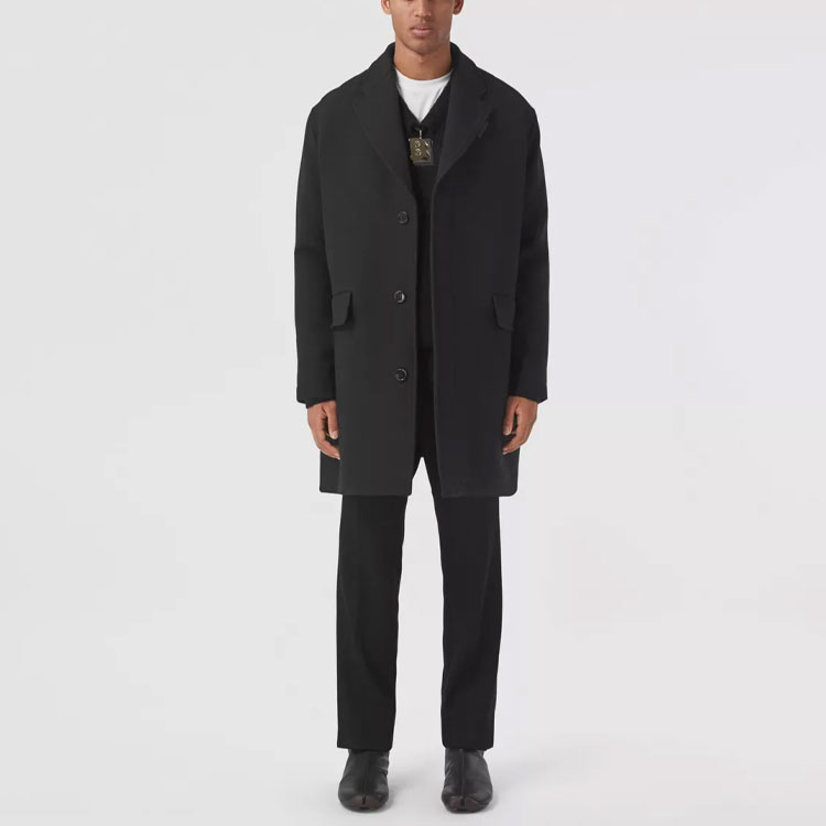 Burberry Wool Silk Blend Coat Black Color. 80440871 圖 3