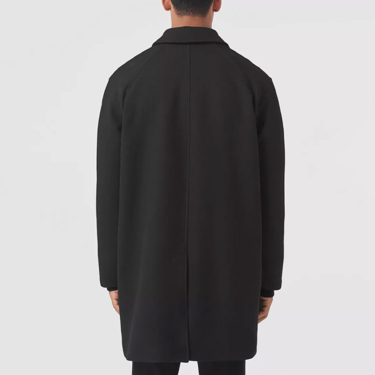 Burberry Wool Silk Blend Coat Black Color. 80440871 圖 4