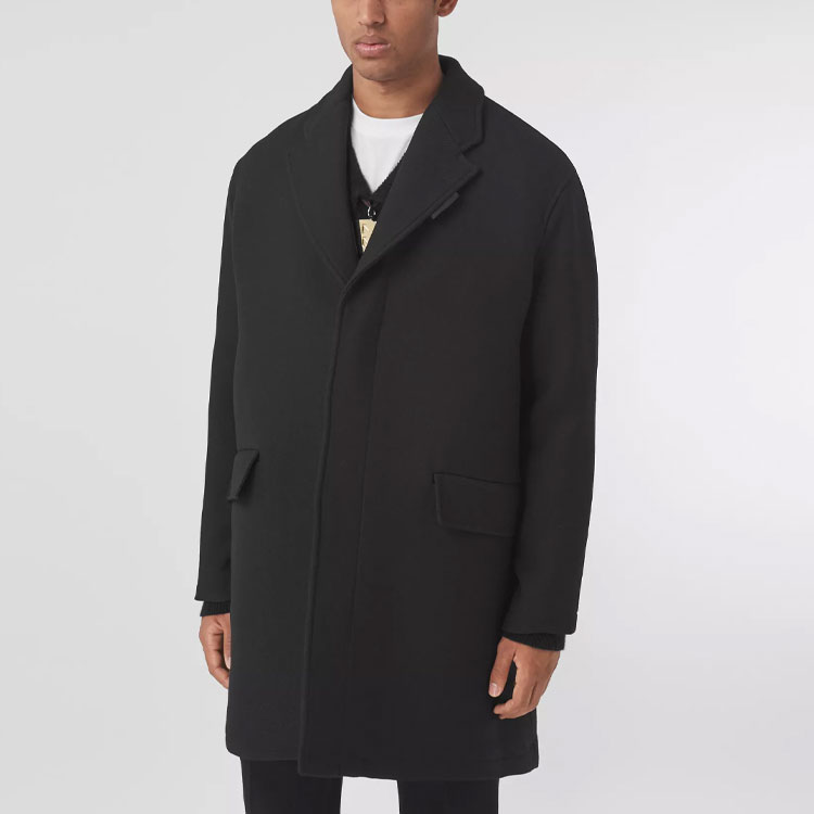 Burberry Wool Silk Blend Coat Black Color. 80440871 圖 5