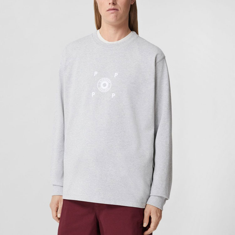 Burberry Pop Trading Company FW22 Logo Print Sweatshirt Light Grey Men’s. 80548561 圖 4