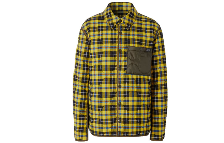 Burberry Yellow Check Single-Breasted Long Sleeve Jacket 80307781 圖 2