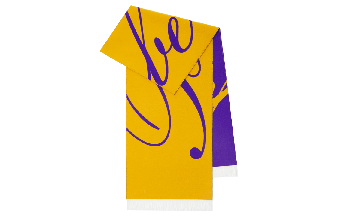 Burberry Yellow Jacquard Logo Scarf with Tassels Unisex Couple Style. 80791761 圖 2