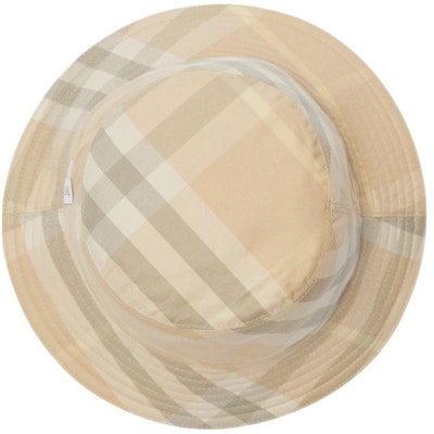 Burberry Yellow Reversible Twill Polyester Cotton Bucket Hat Unisex Couple Style 80825721 Shop Burberry Yellow Reversible Twill Polyester Cotton Bucket Hat Unisex Couple Style 80825721