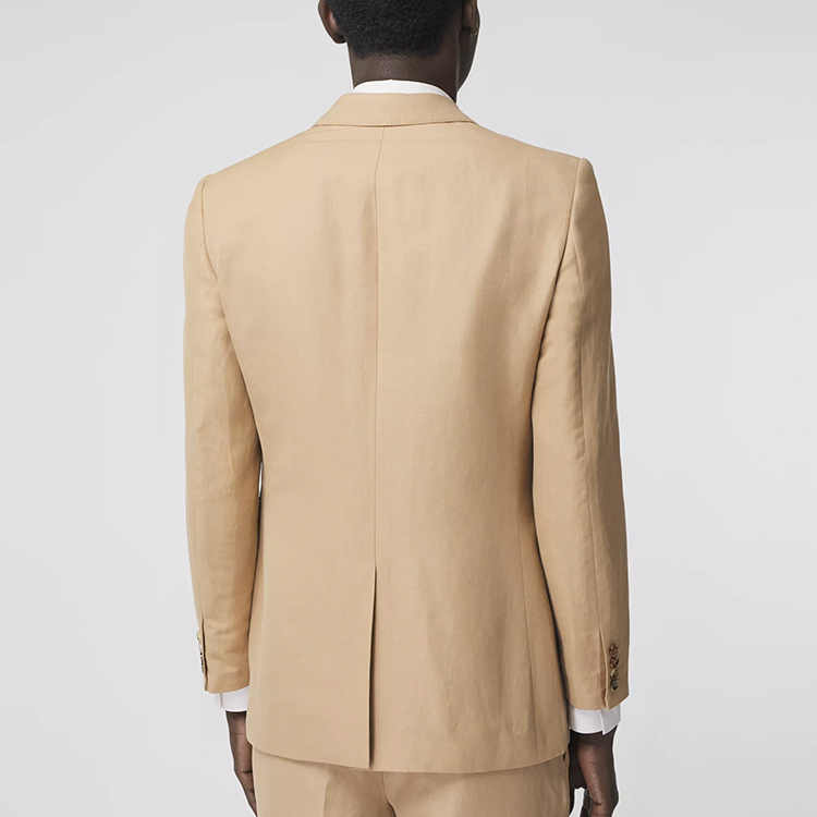 Burberry Yellow Single-Breasted Long-Sleeve Blazer Jacket. 80384841 圖 6