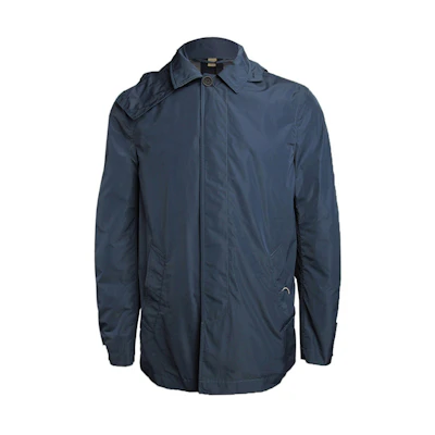 Burberry Zip-Up Casual Hooded Jacket Blue 39291821