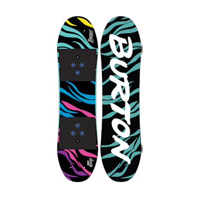 BURTON 2022 Mini Grom Flat Top Snowboard - Stable, Balanced, High Forgiveness. 23600100000