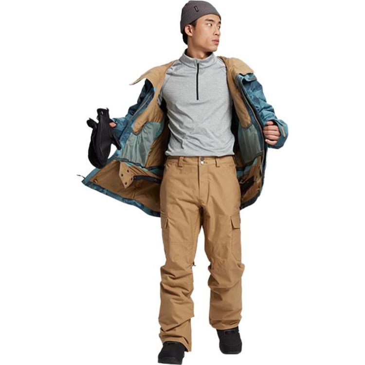 Cheap BURTON 23-24  Cargo Solid Windproof Warm Snowboarding Pants 131661