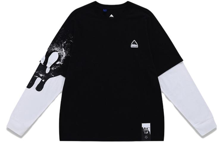 Burton 23-24 Season Unisex Black Crewneck Pullover Sweatshirt 999711