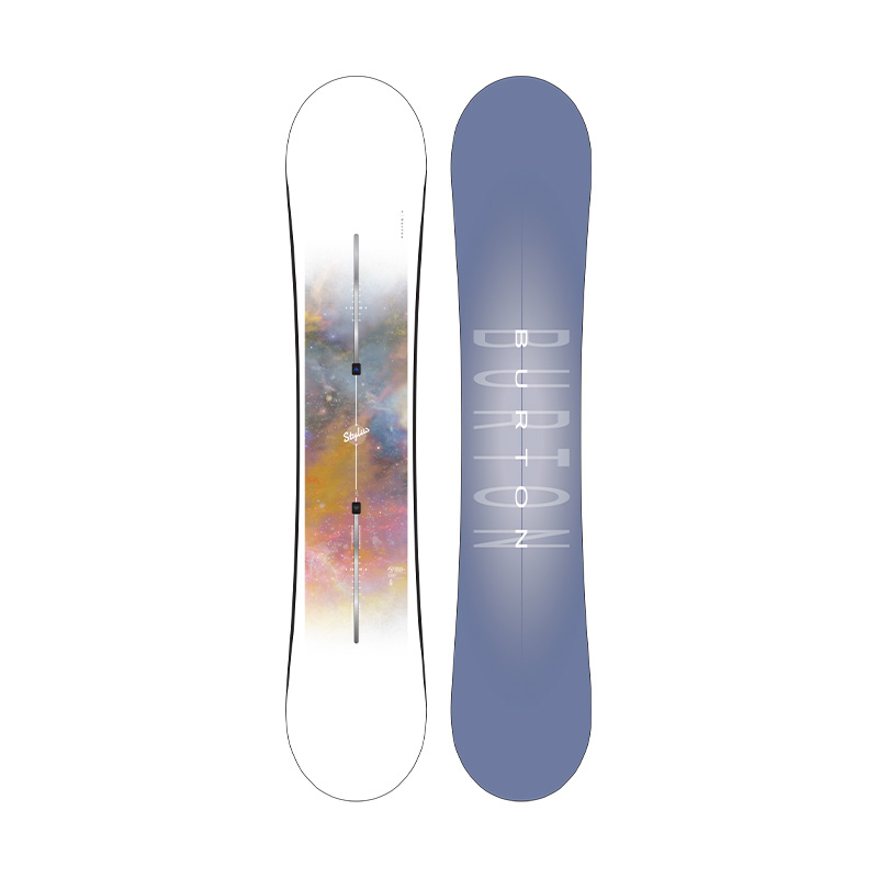 BURTON 23/24 Stylus Flat Top Snowboard - Unisex, Soft, Balanced, Easy to Ride. 10697108000