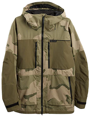 BURTON Frostner Jaket Lengan Panjang Bertudung Multi-Poket Kerja. 214691 2