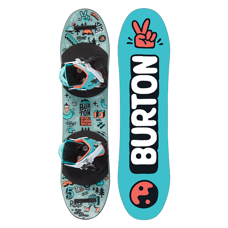 BURTON AFTER SCHOOL Snowboard - Easy Control, High Forgiveness Powder Board 10731103000