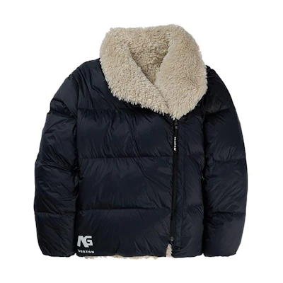 Burton AG Series Analog Coldstart Down Logo Puffer Jacket Unisex Black 23870100001