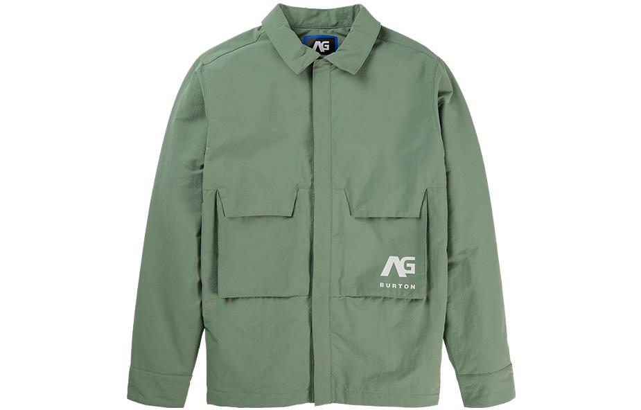 Burton AG Series Analog Shadyside Printed Collar Jacket Unisex Green 23878100300