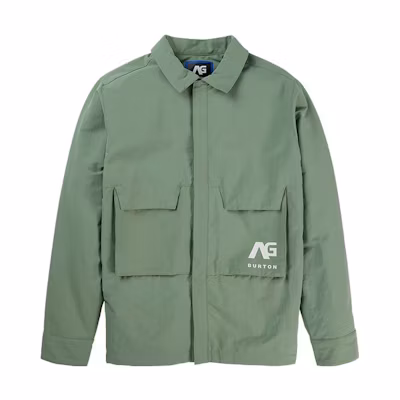 Burton AG Series Analog Shadyside Printed Collar Jacket Unisex Green 23878100300