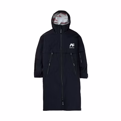 Burton AG Series OUTSTAND Logo Print Zip-Up Hoodie Jacket Unisex Black 23871100001