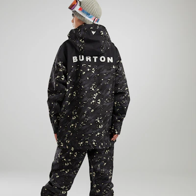 Burton AIZAWA 迷彩Logo拉鍊連帽外套 男女款 黑色 88803999001 Details for Burton AIZAWA 迷彩Logo拉鍊連帽外套 男女款 黑色 88803999001