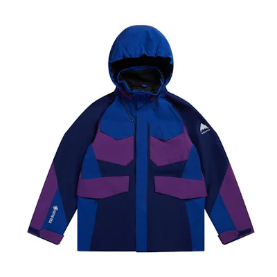 BURTON AIZAWA Collision GTX Waterproof Breathable Ski Jacket Unisex Blue. 88802999864